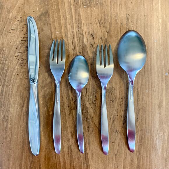 Insico Flatware 5 Pc Place Setting International Silver SCOPE Luxury Line SS USA - Picture 7 of 9